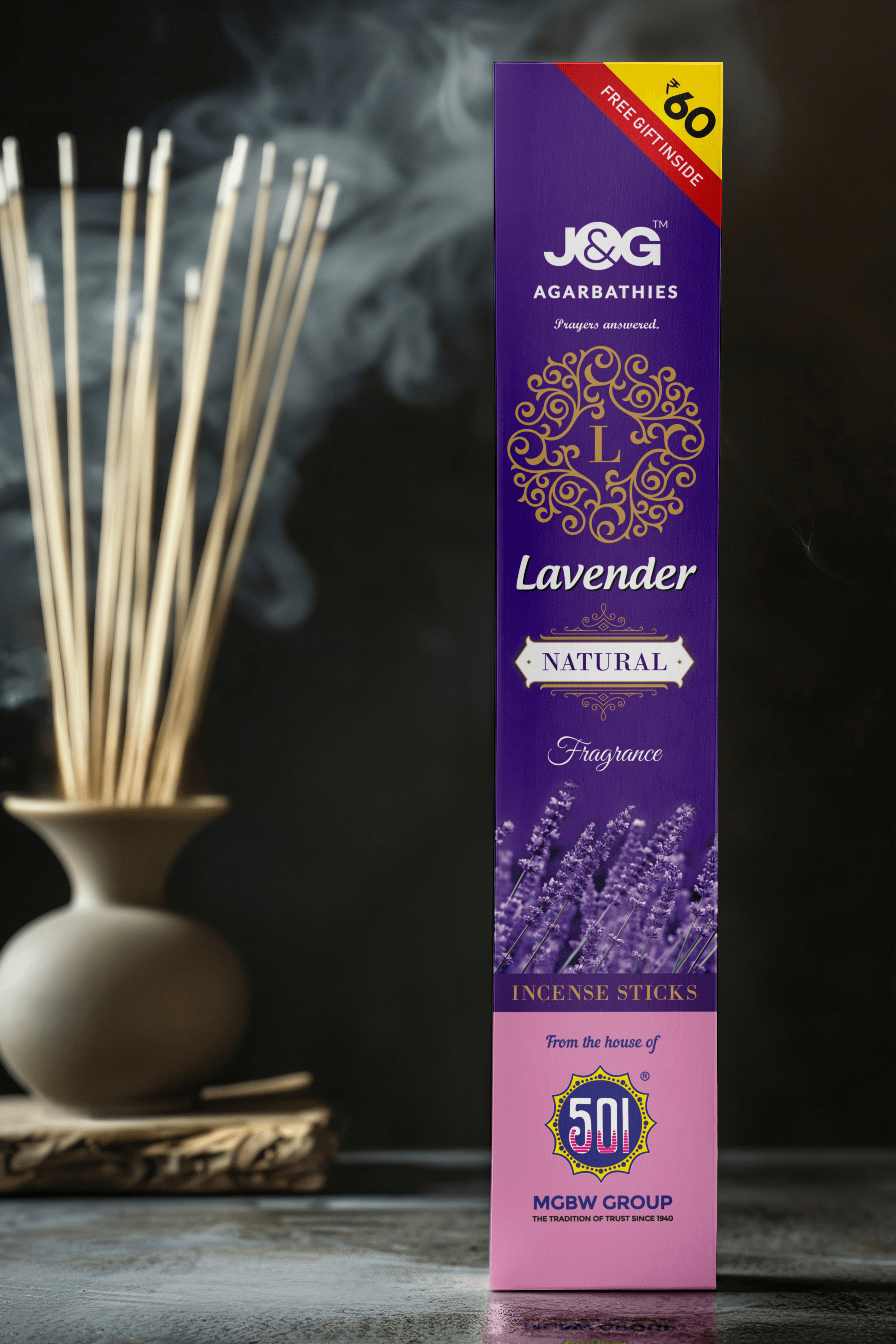 Lavender Agarbatti Incense Sticks